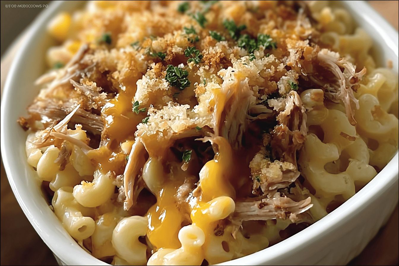Pulled Pork Mac And Cheese