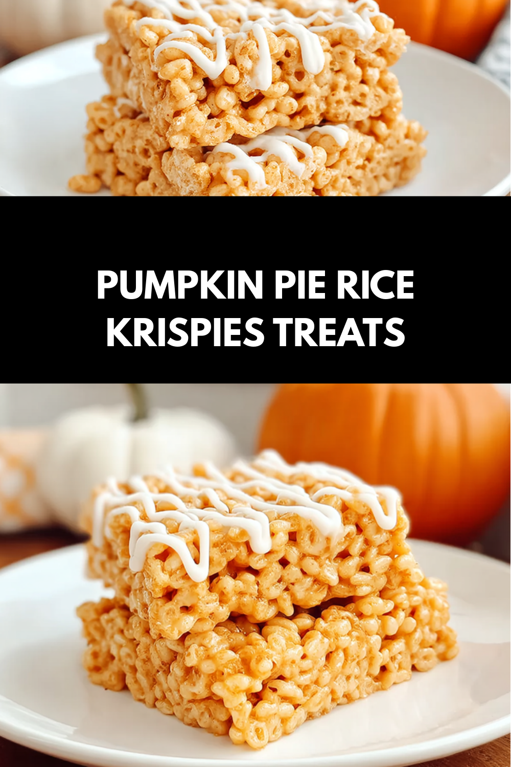 Pumpkin Pie Rice Krispies Treats