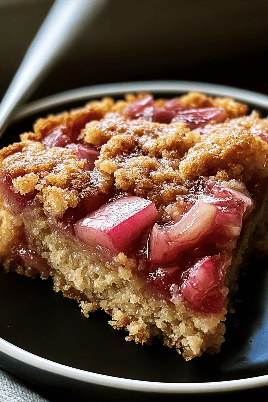 Rhubarb Cake