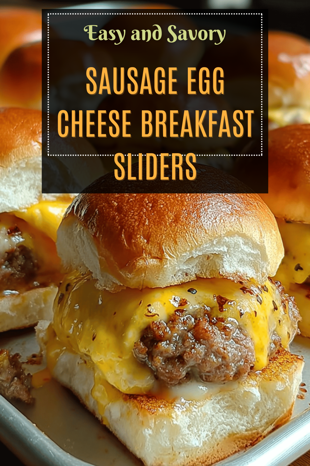 Sausage Egg Cheese Breakfast Sliders