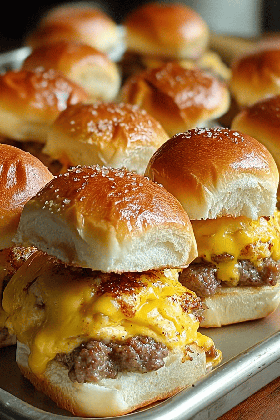 Sausage Egg Cheese Breakfast Sliders