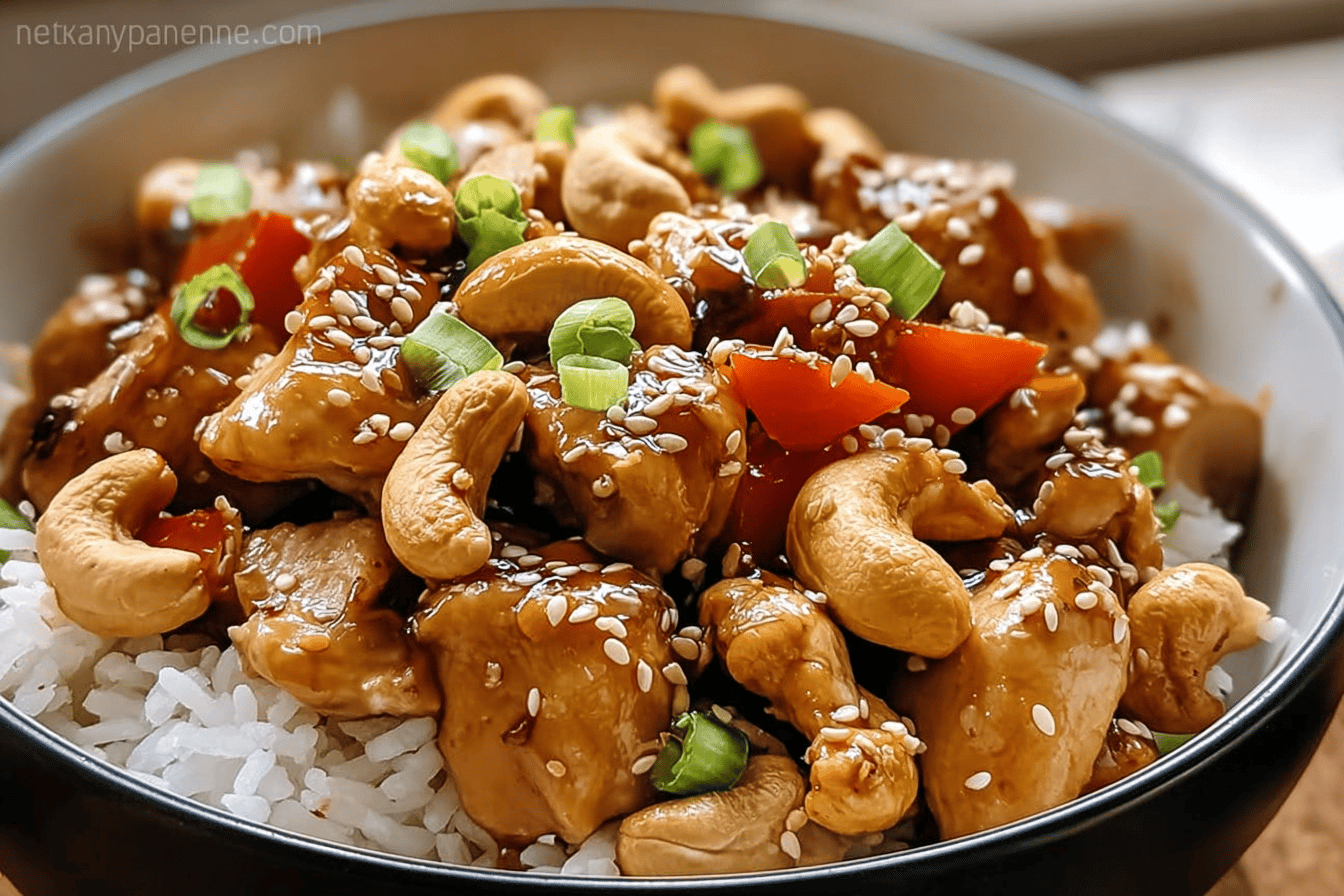 Slow Cooker Cashew Chicken