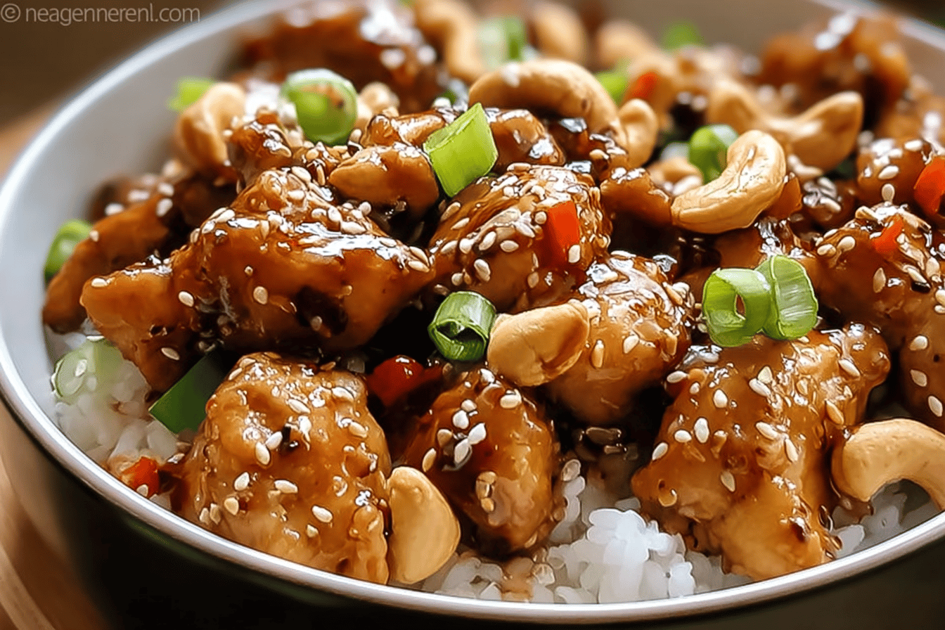 Slow Cooker Cashew Chicken