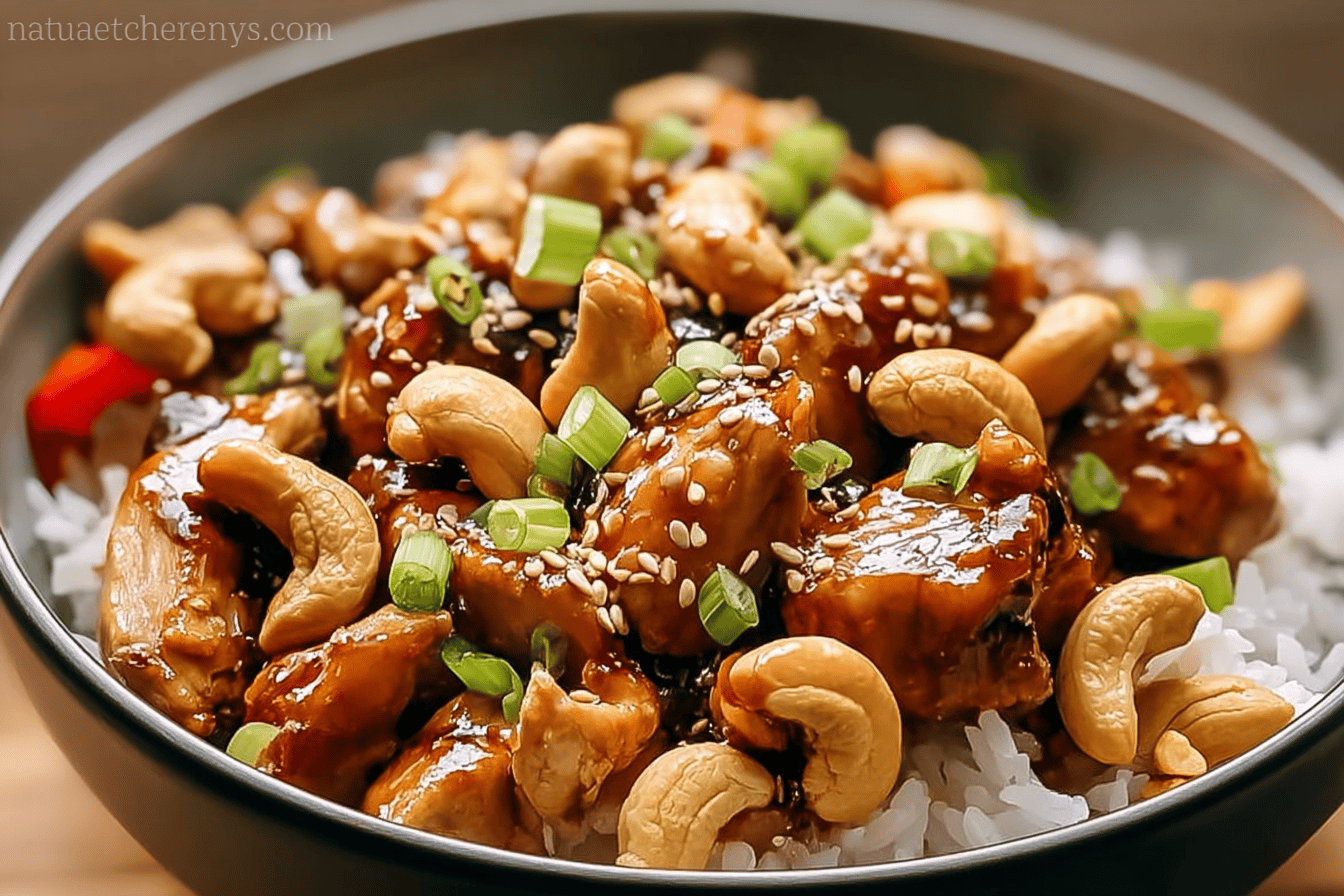 Slow Cooker Cashew Chicken Recipe With Rich Flavor