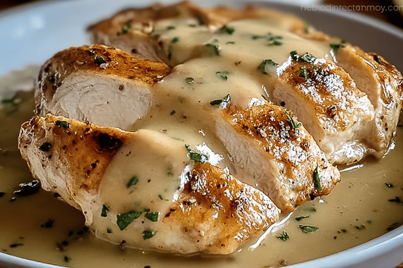Slow Cooker Chicken Breasts With Gravy