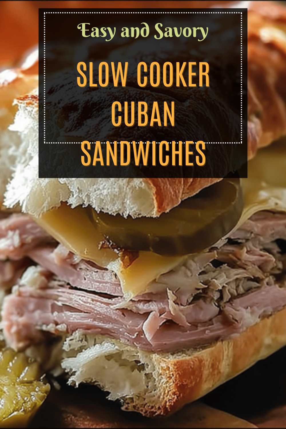 Slow Cooker Cuban Sandwiches