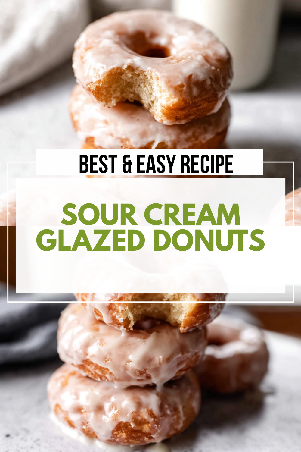 Sour Cream Glazed Donuts