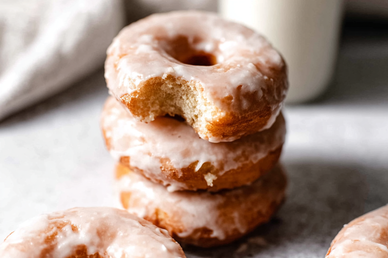 Sour Cream Glazed Donuts