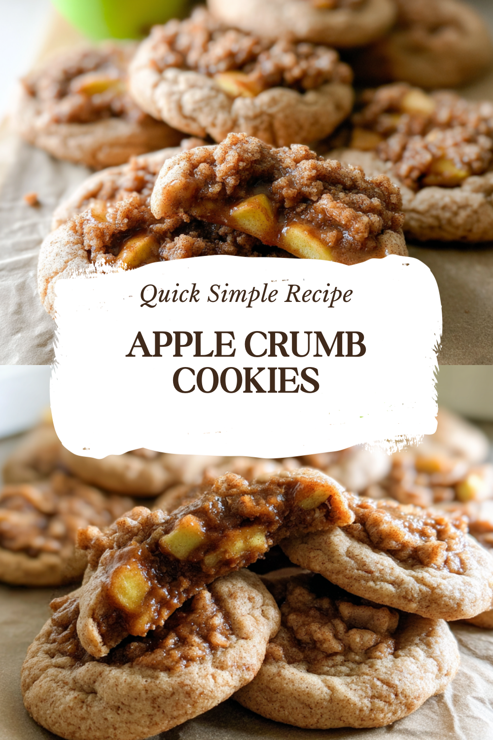 Apple Crumb Cookies