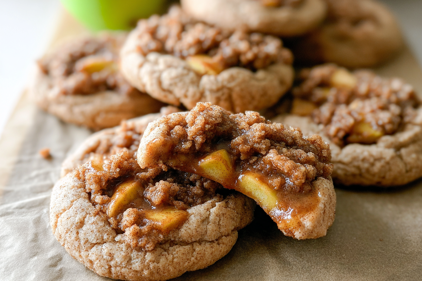 Apple Crumb Cookies