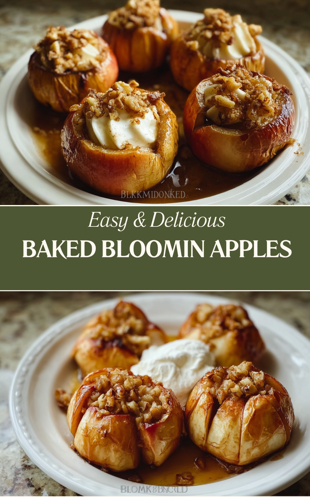 Baked Bloomin Apples