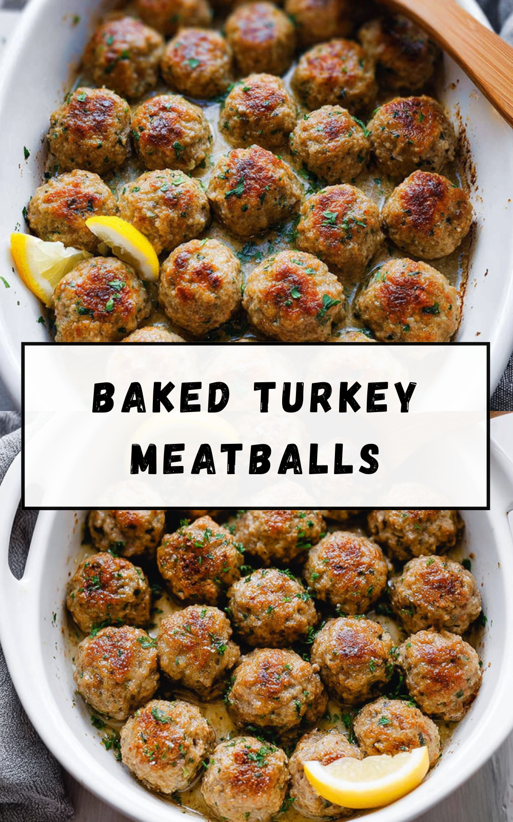 Baked Turkey Meatballs