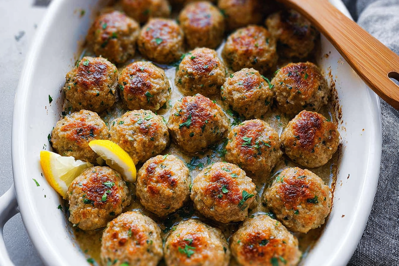 Baked Turkey Meatballs