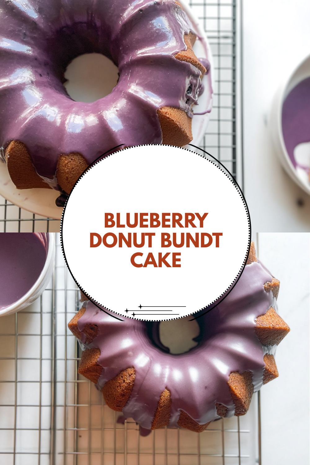 Blueberry Donut Bundt Cake
