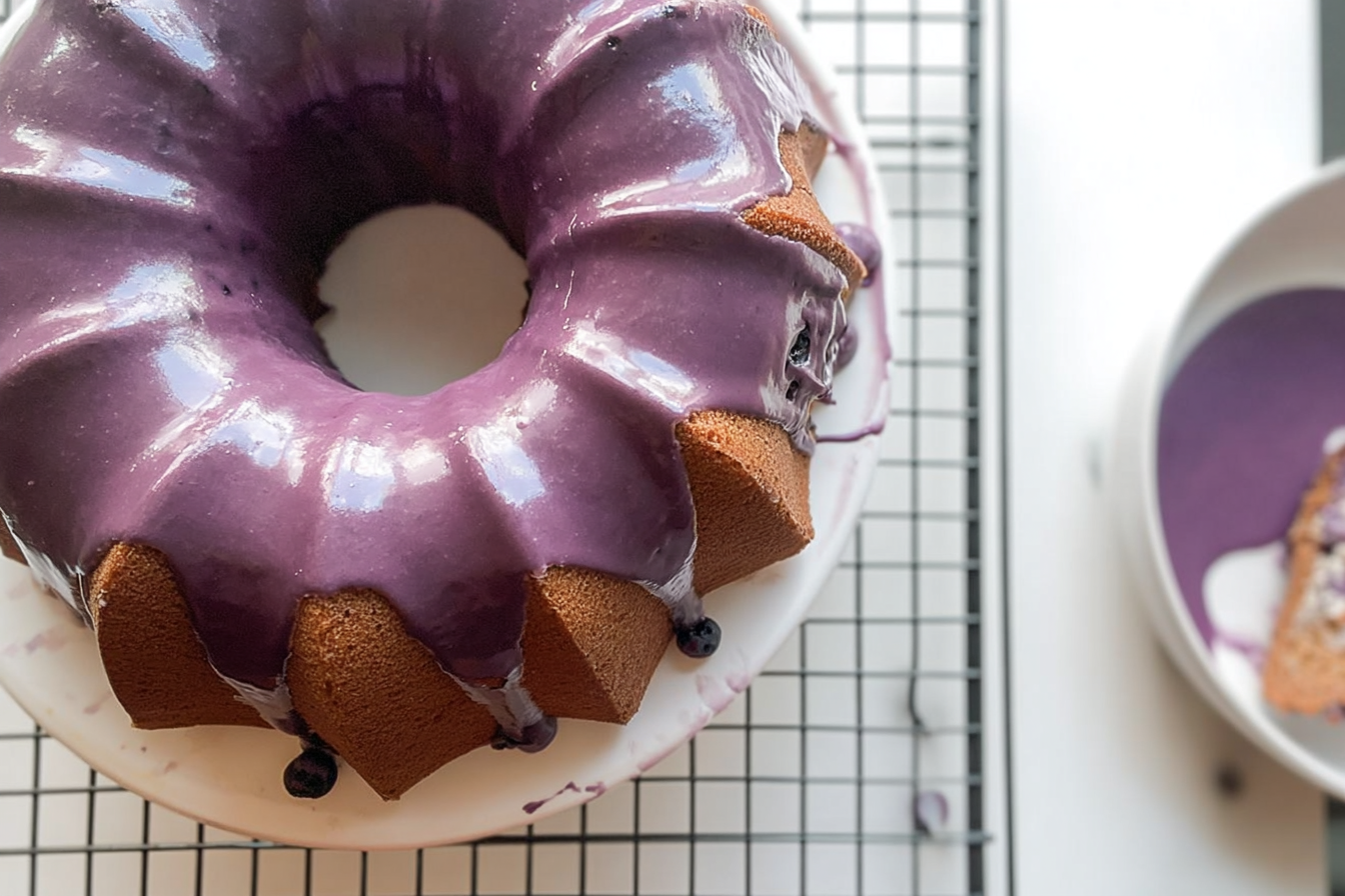 Blueberry Donut Bundt Cake