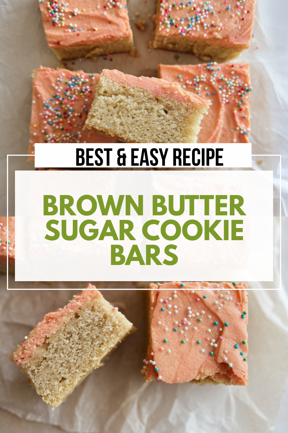 Brown Butter Sugar Cookie Bars