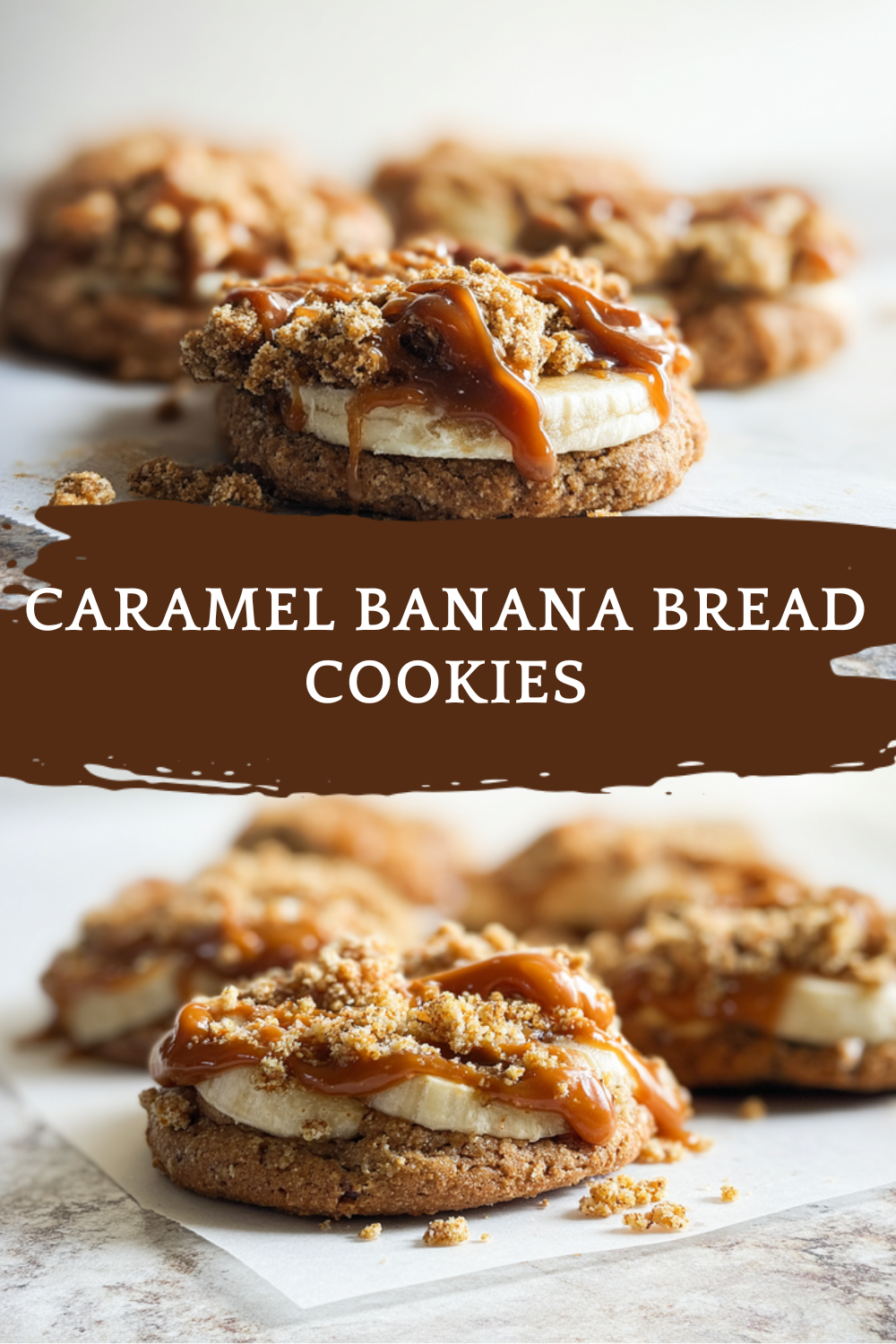 Caramel Banana Bread Cookies