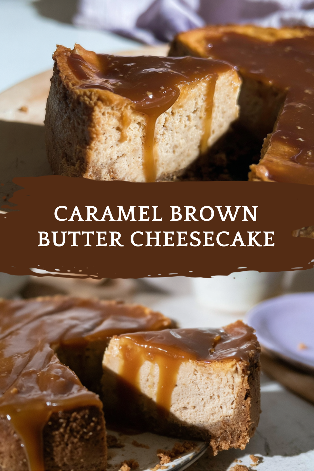 Caramel Brown Butter Cheesecake