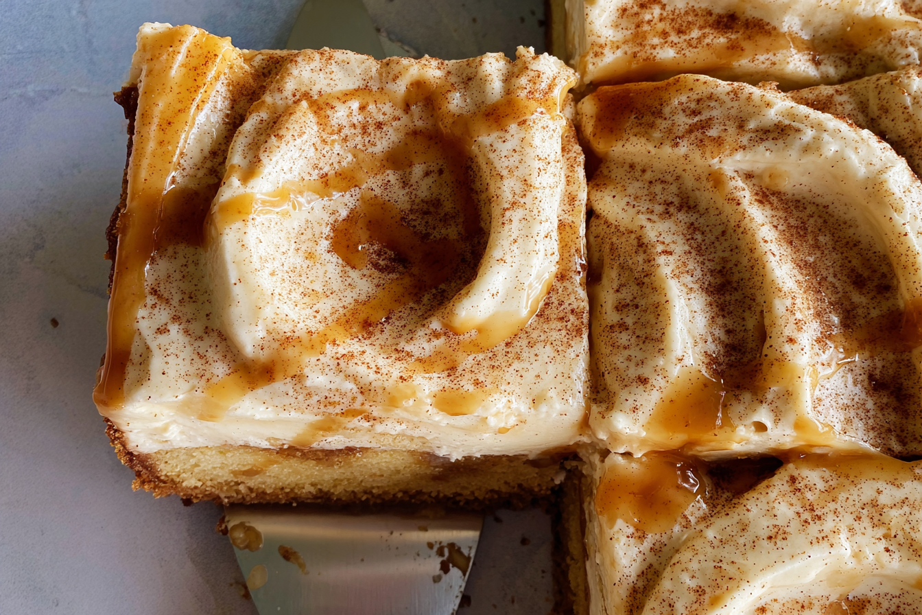 Caramel Snickerdoodle Cake