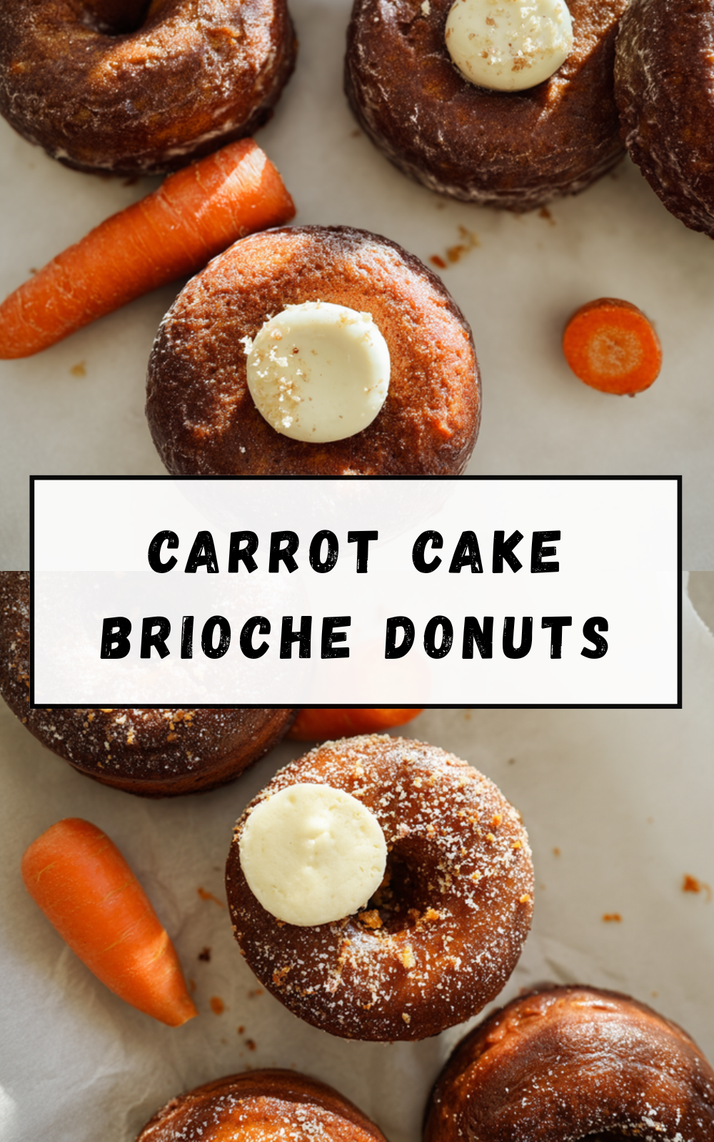 Carrot Cake Brioche Donuts