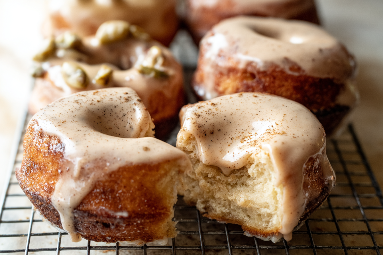 Chai Custard Donuts