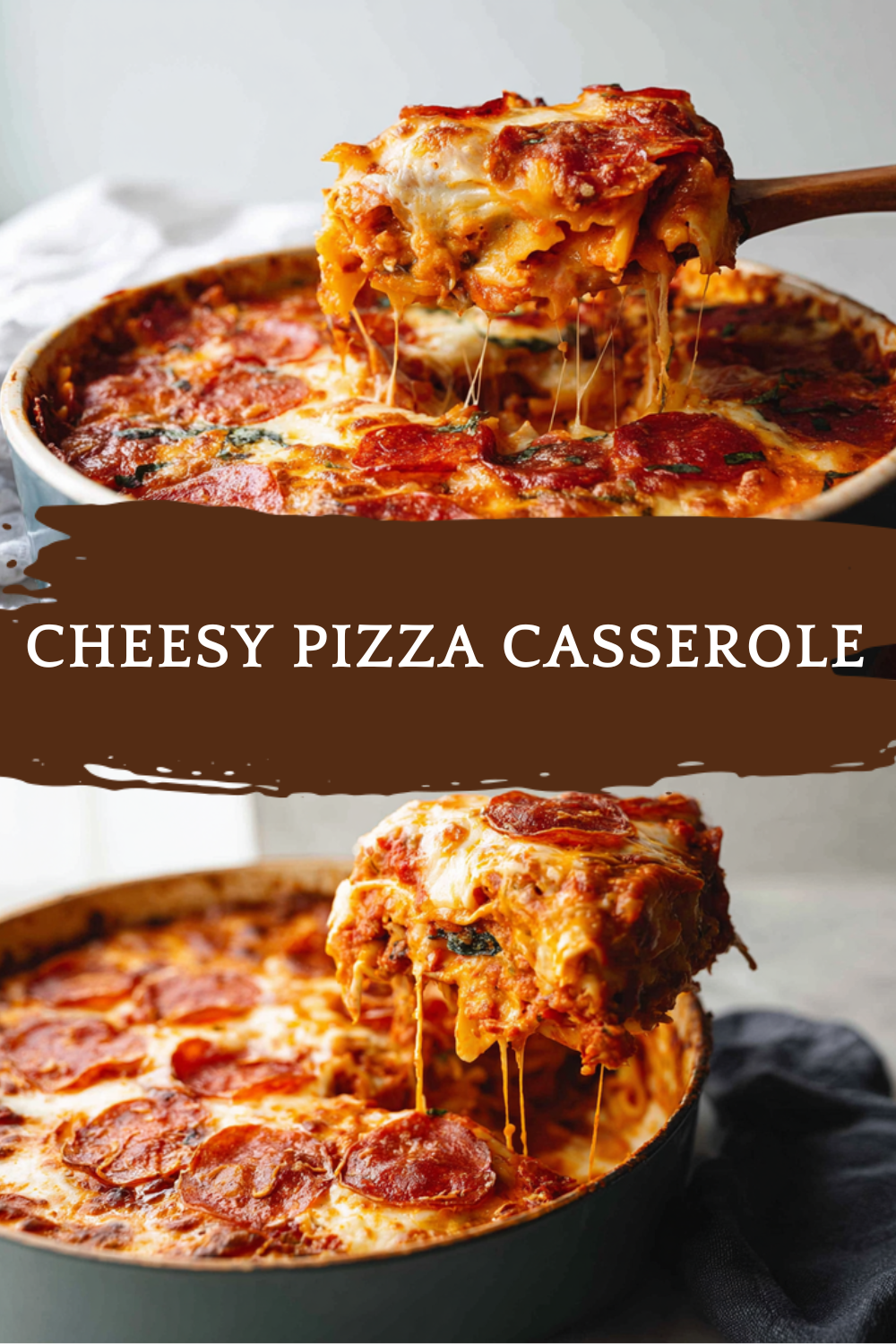 Cheesy Pizza Casserole
