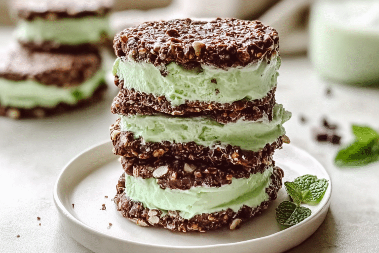 Choc Mint Crackle Ice Cream Sandwiches 15.Png