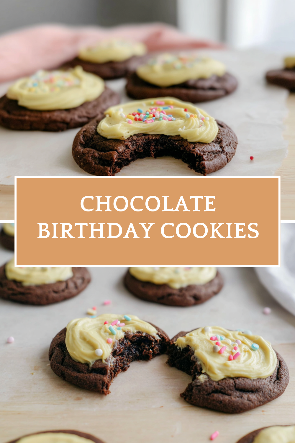 Chocolate Birthday Cookies