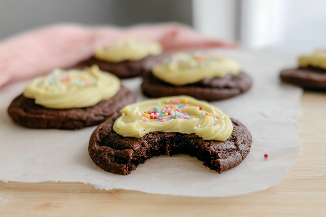 Chocolate Birthday Cookies