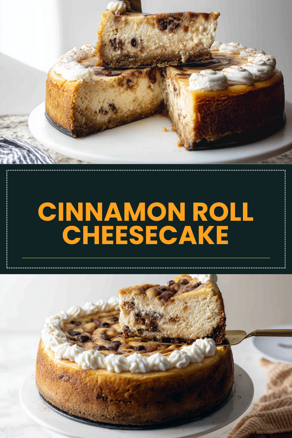 Cinnamon Roll Cheesecake