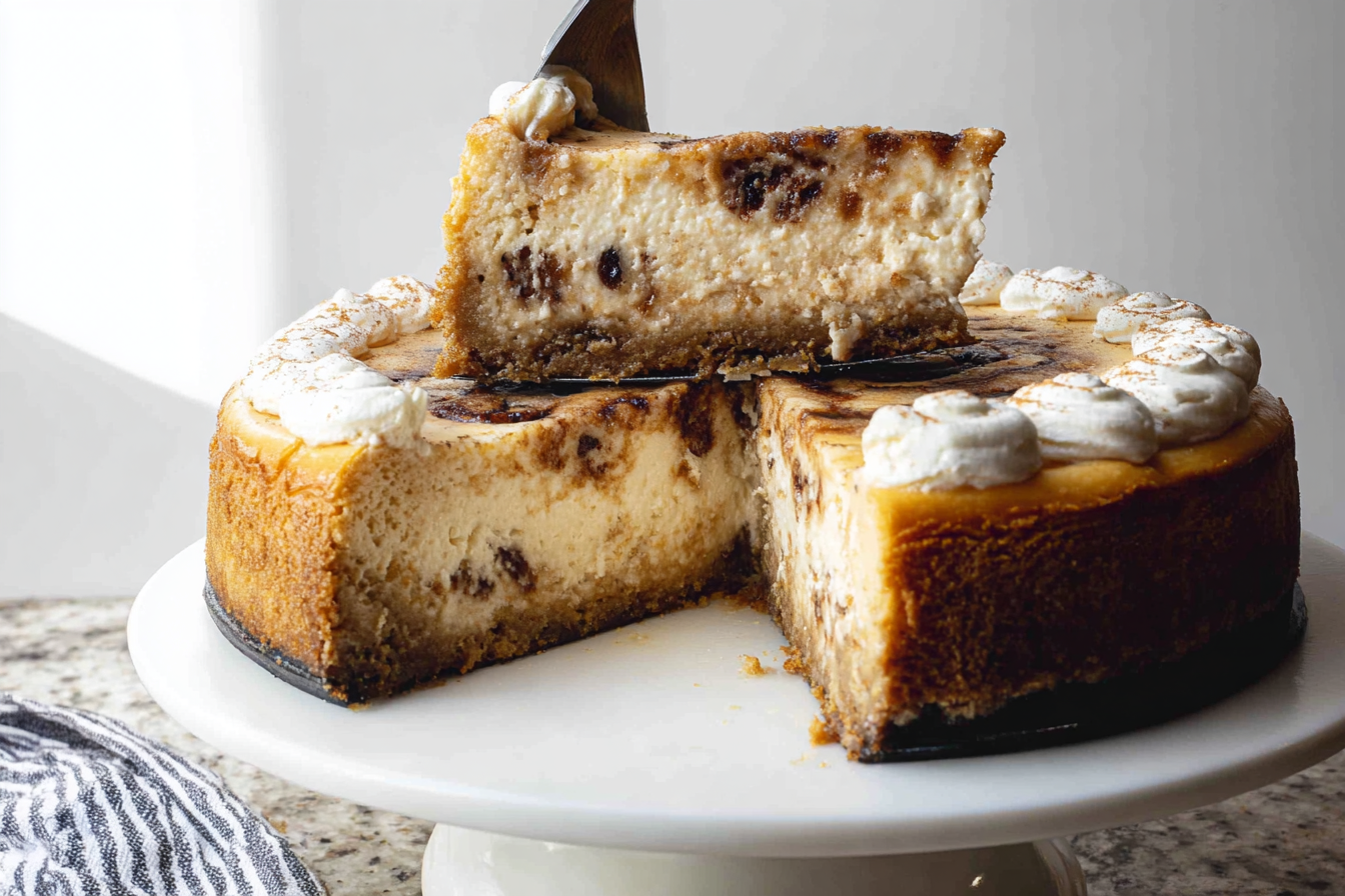 Cinnamon Roll Cheesecake
