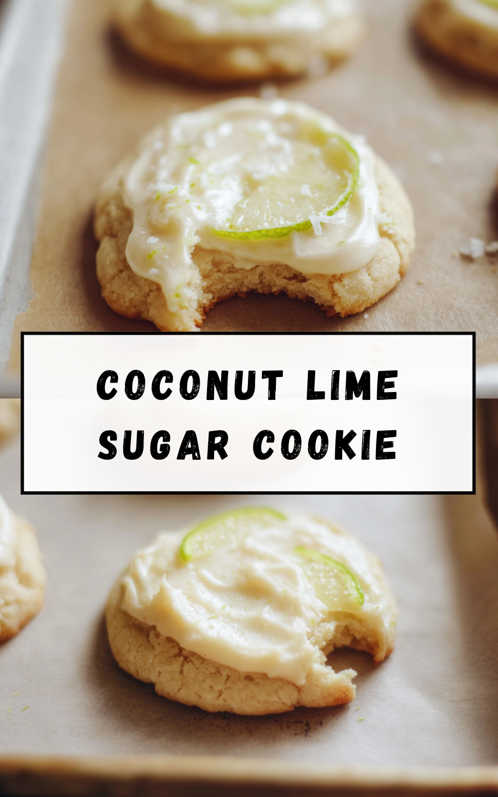 Coconut Lime Sugar Cookie
