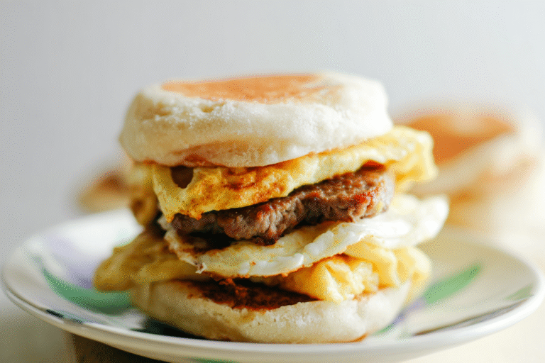 English Muffin Breakfast Sandwich 39.Png