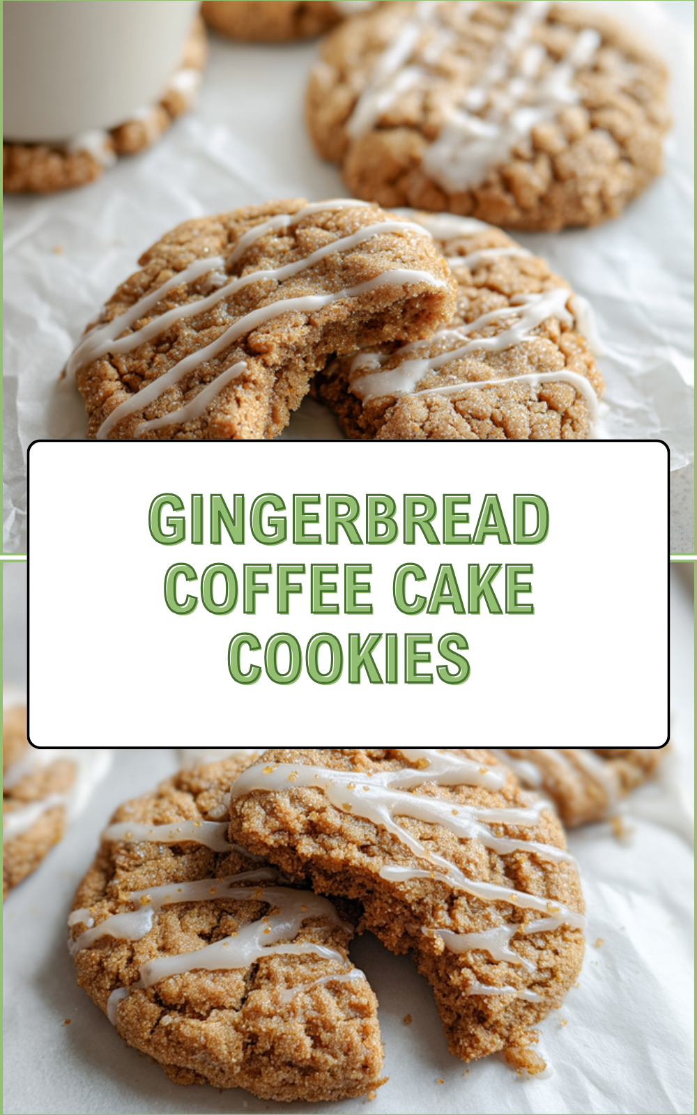 Gingerbread Coffee Cake Cookies