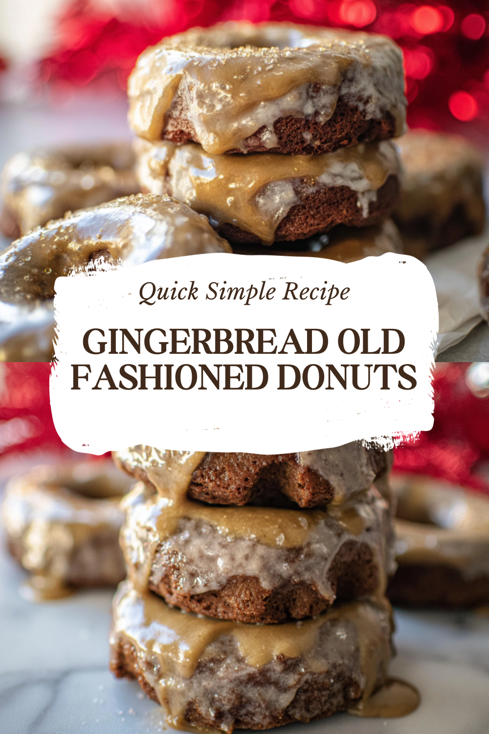 Gingerbread Old Fashioned Donuts