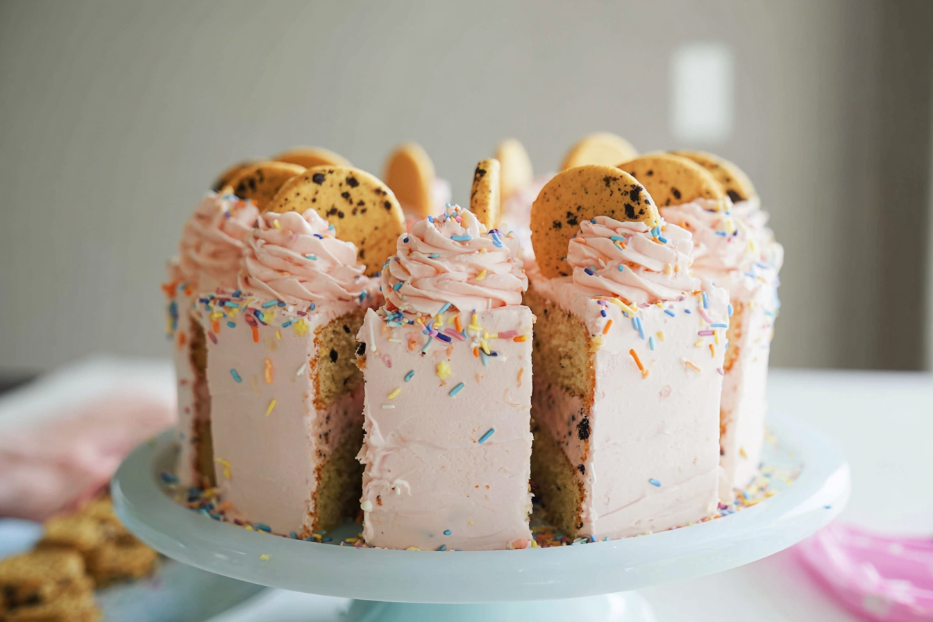 Golden Oreo Birthday Cake