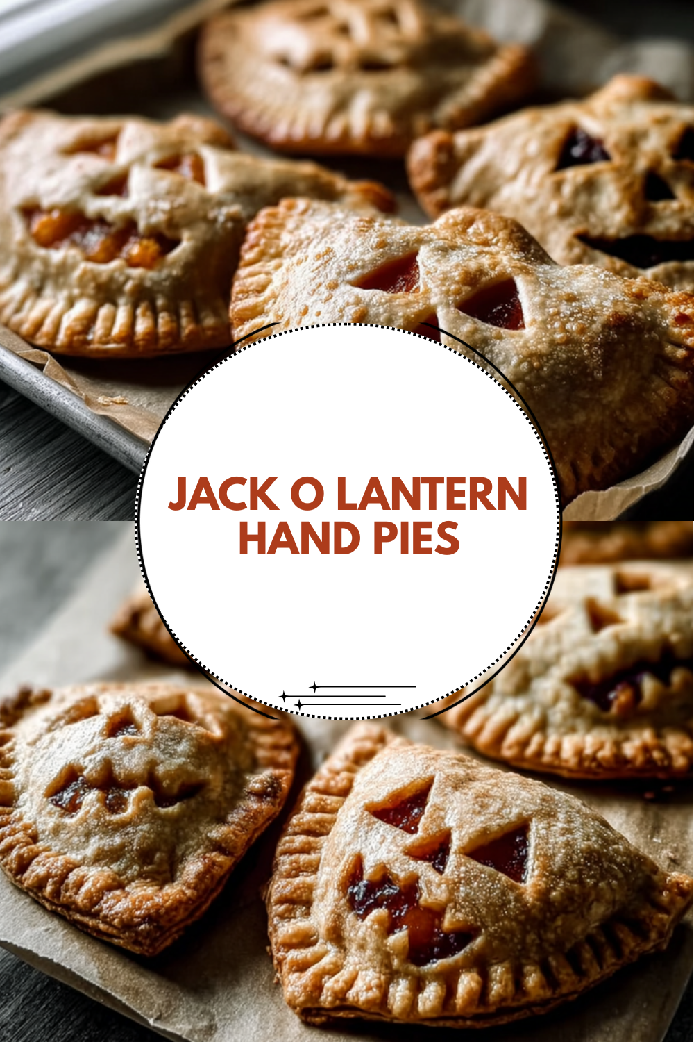 Jack O Lantern Hand Pies