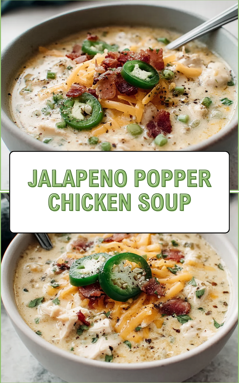 Jalapeno Popper Chicken Soup
