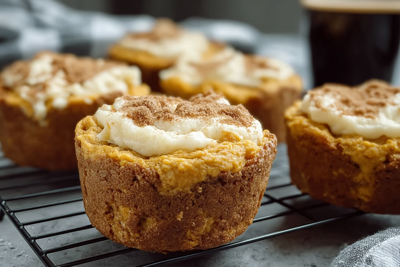 Keto Pumpkin Cheesecake Muffins