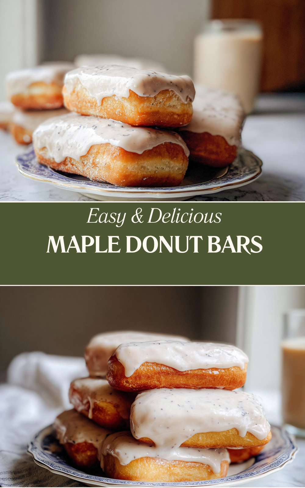 Maple Donut Bars
