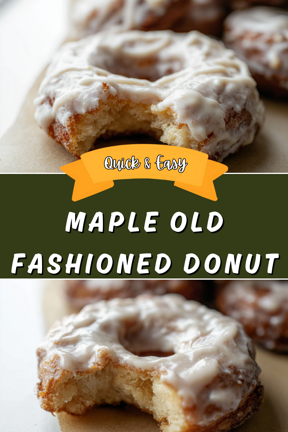 Maple Old Fashioned Donut