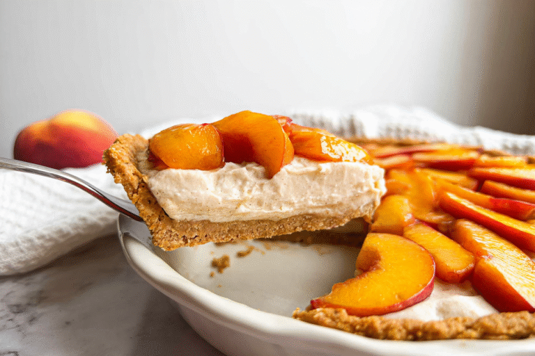 No Bake Fresh Peach Pie 83.Png