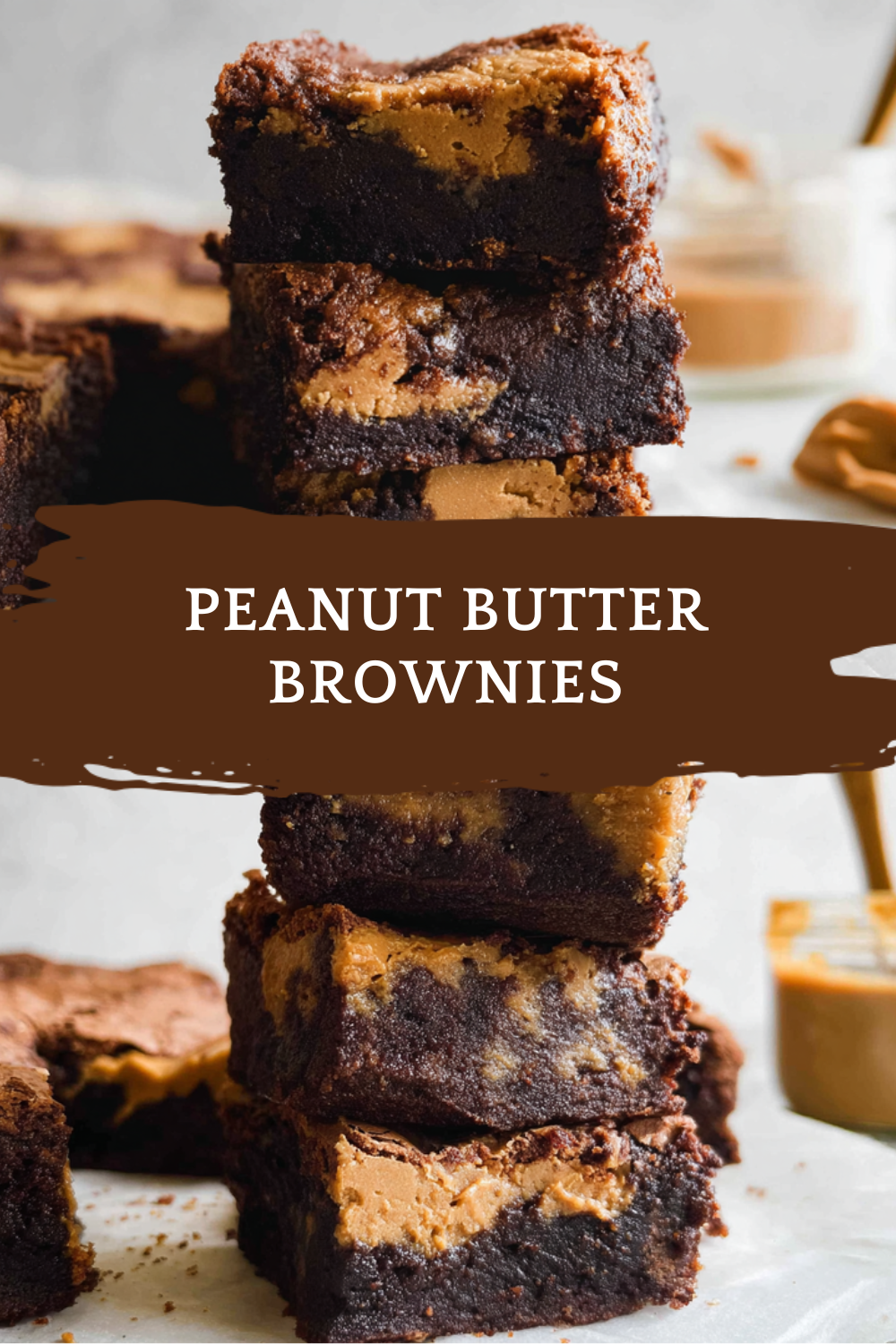 Peanut Butter Brownies