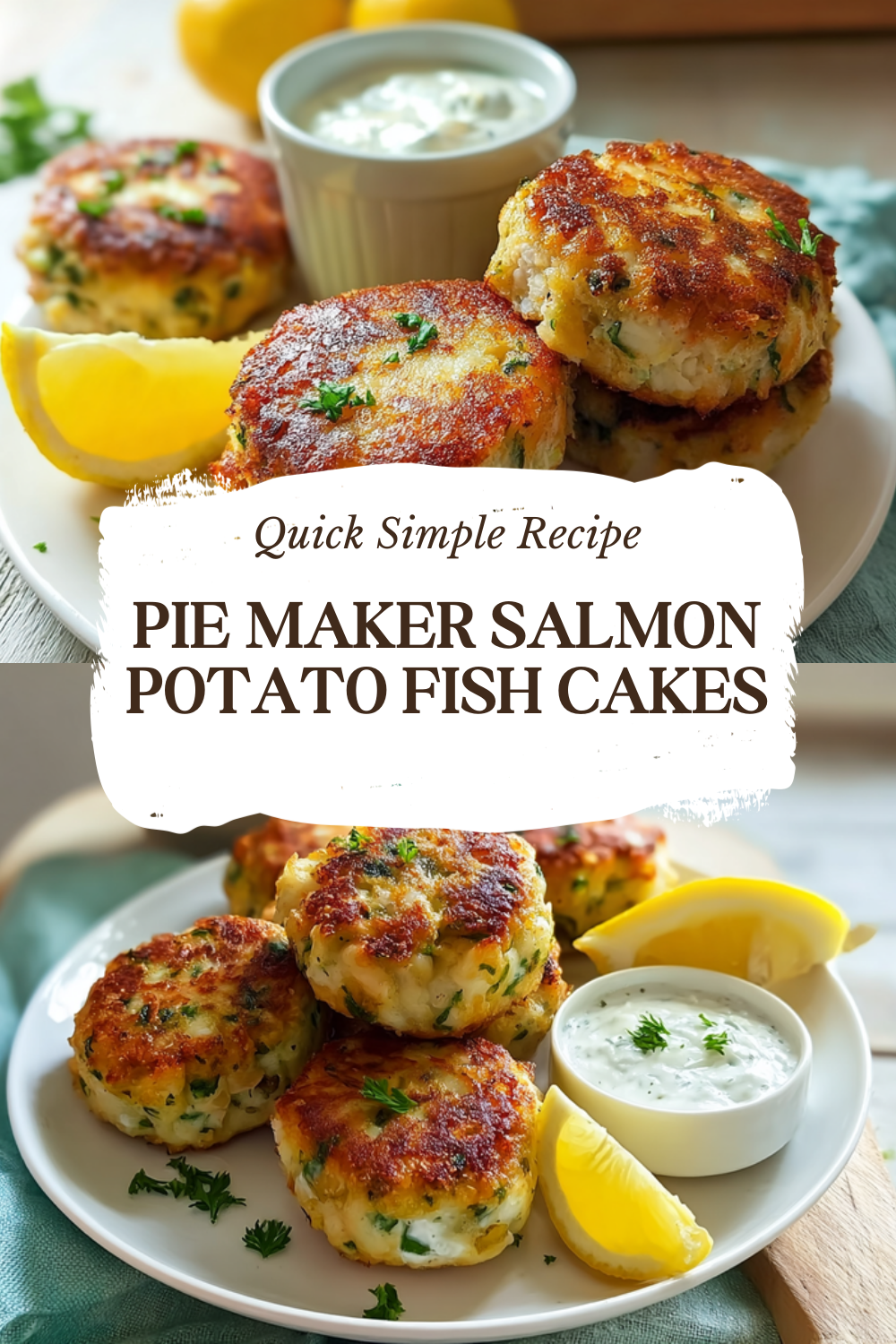 Pie Maker Salmon Potato Fish Cakes