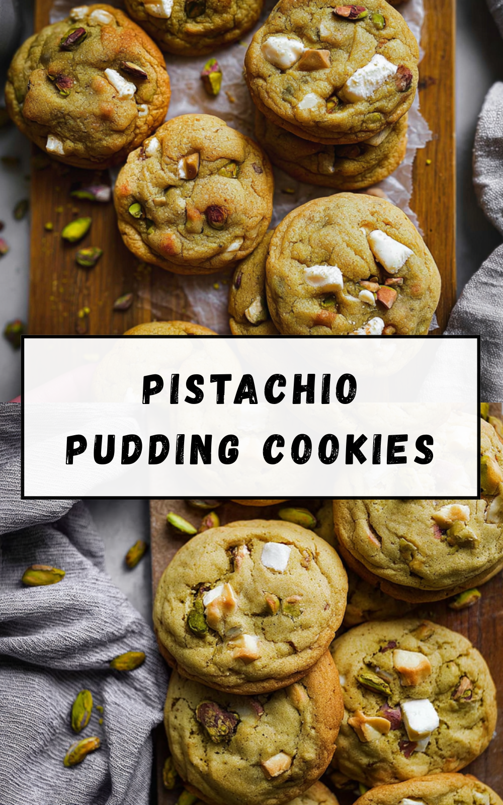 Pistachio Pudding Cookies