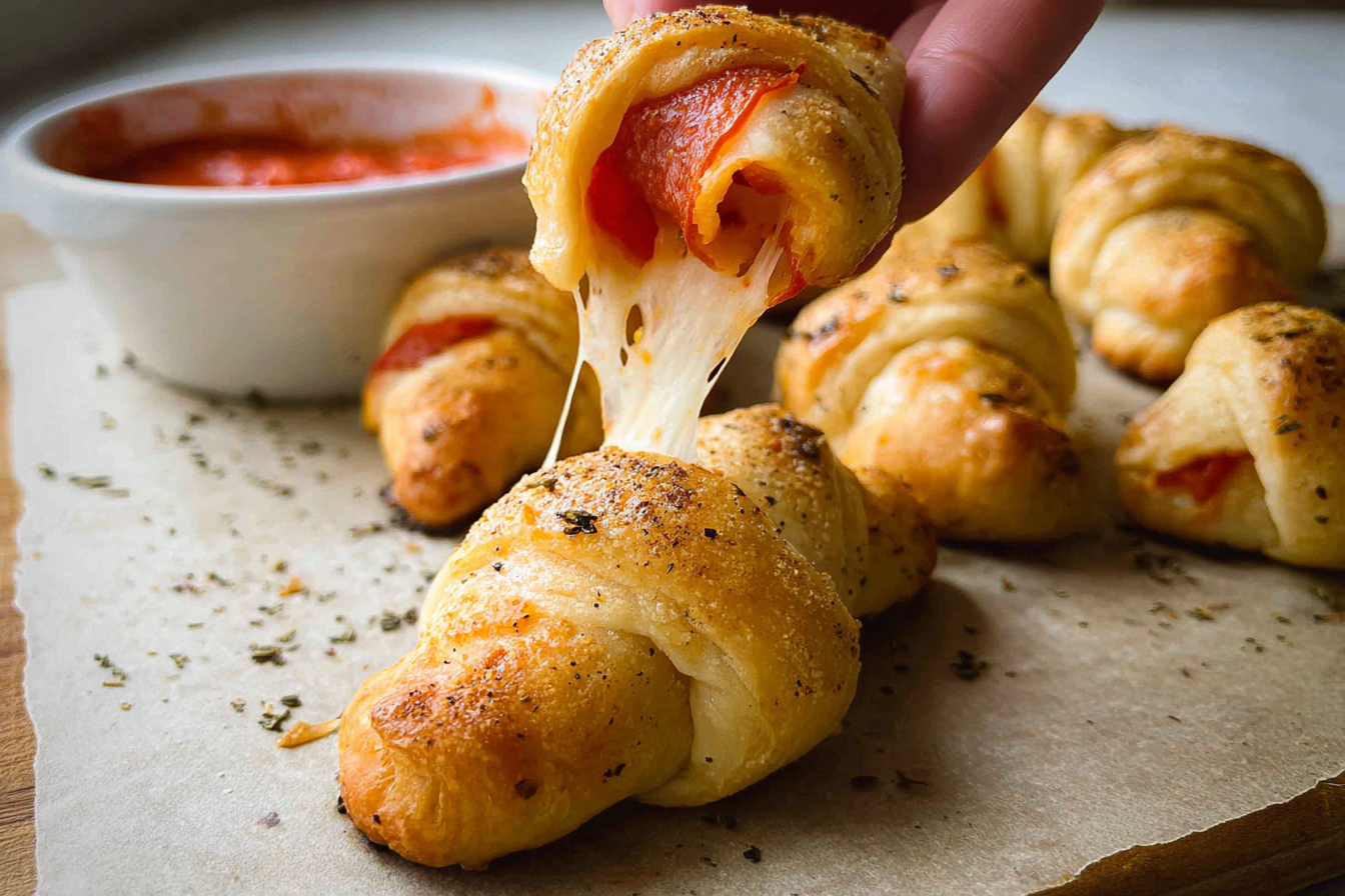 Pizza Stuffed Crescent Rolls