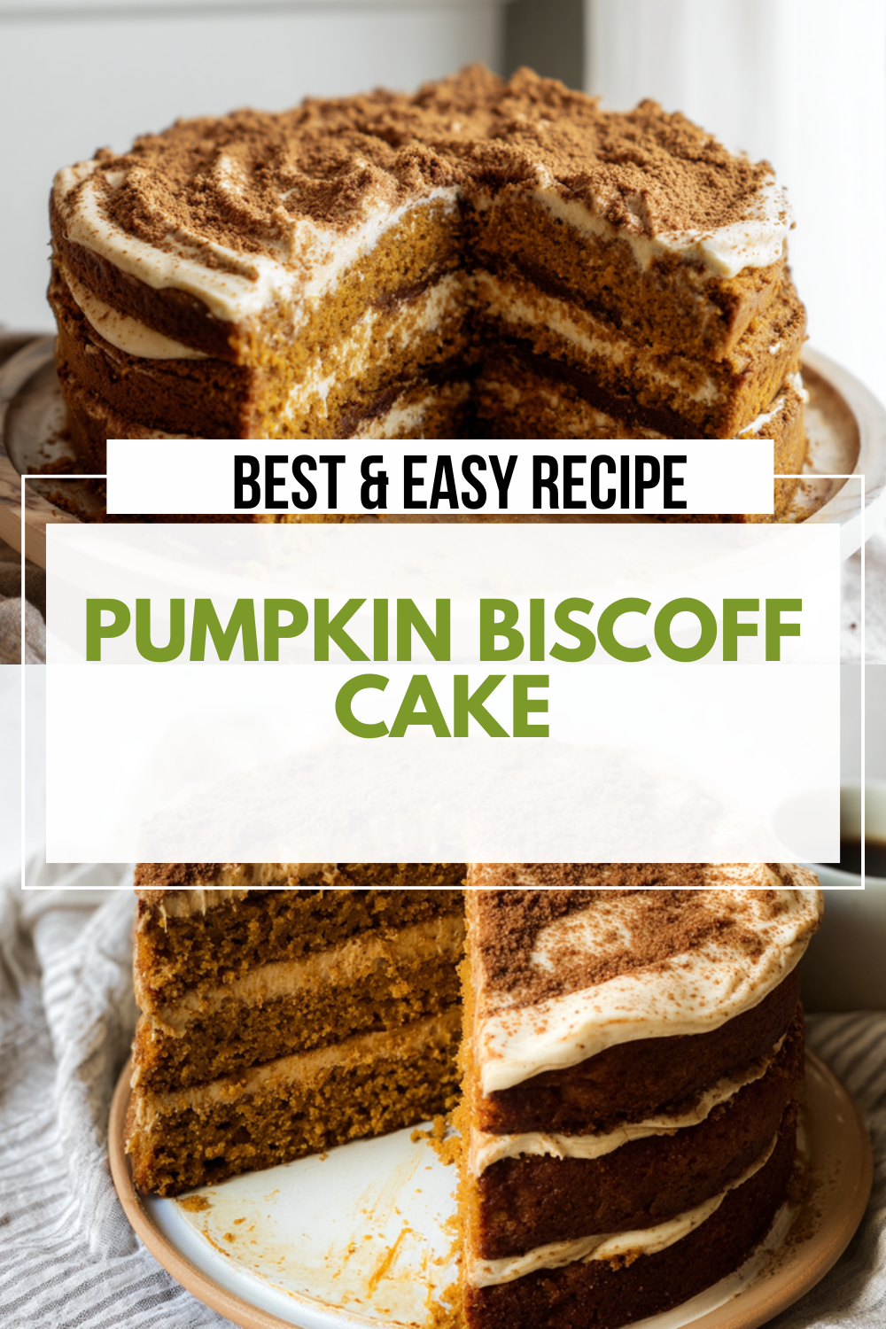Pumpkin Biscoff Cake
