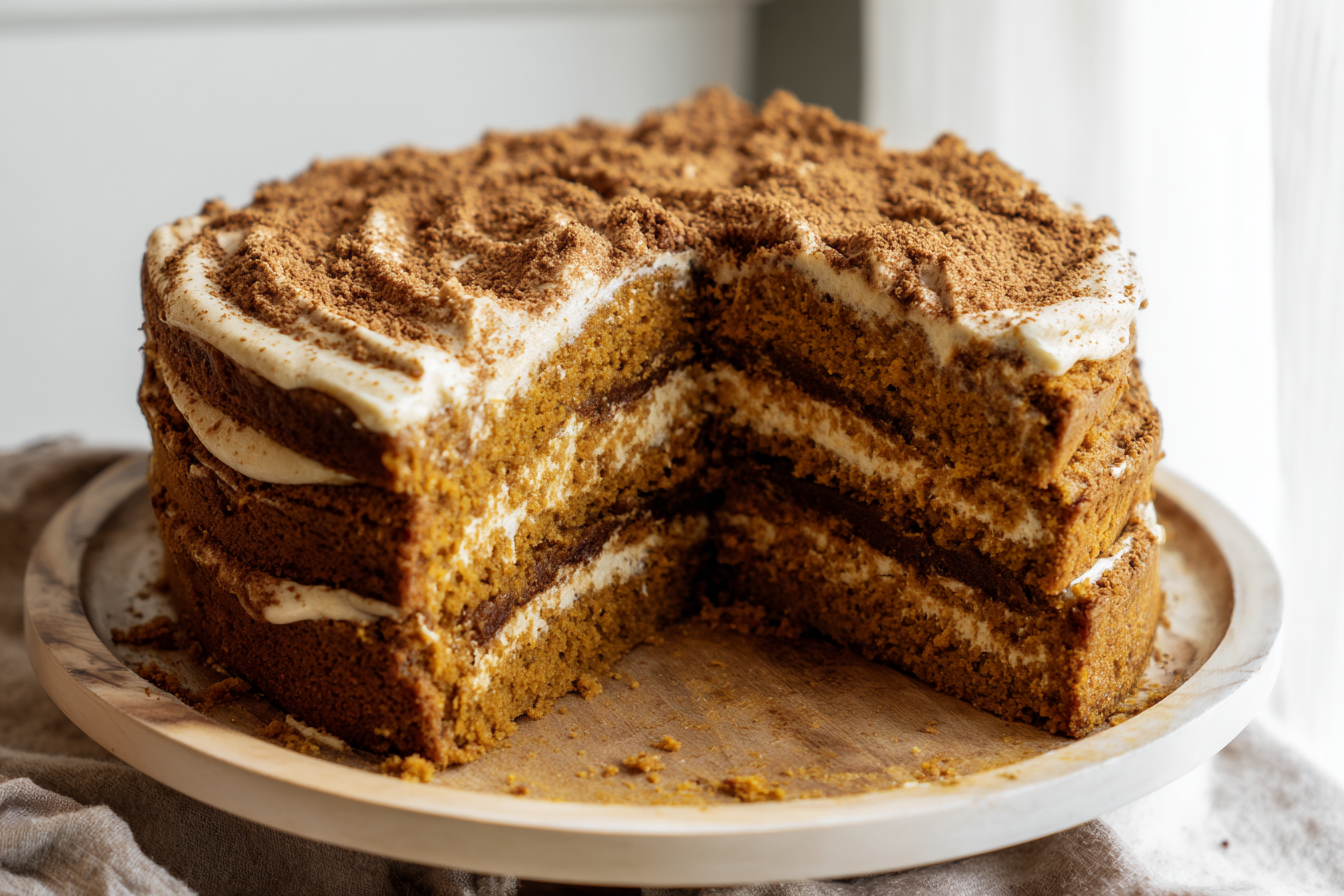 Pumpkin Biscoff Cake