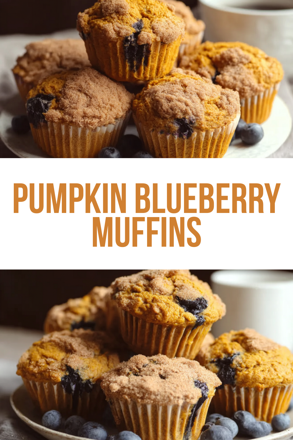 Pumpkin Blueberry Muffins