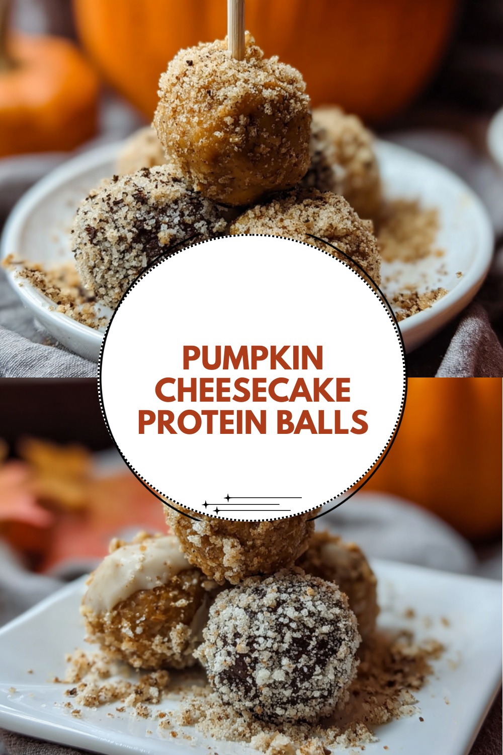 Pumpkin Cheesecake Protein Balls